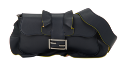 Waves Baguette, Leather, Navy, 10429, DB/S, 2*